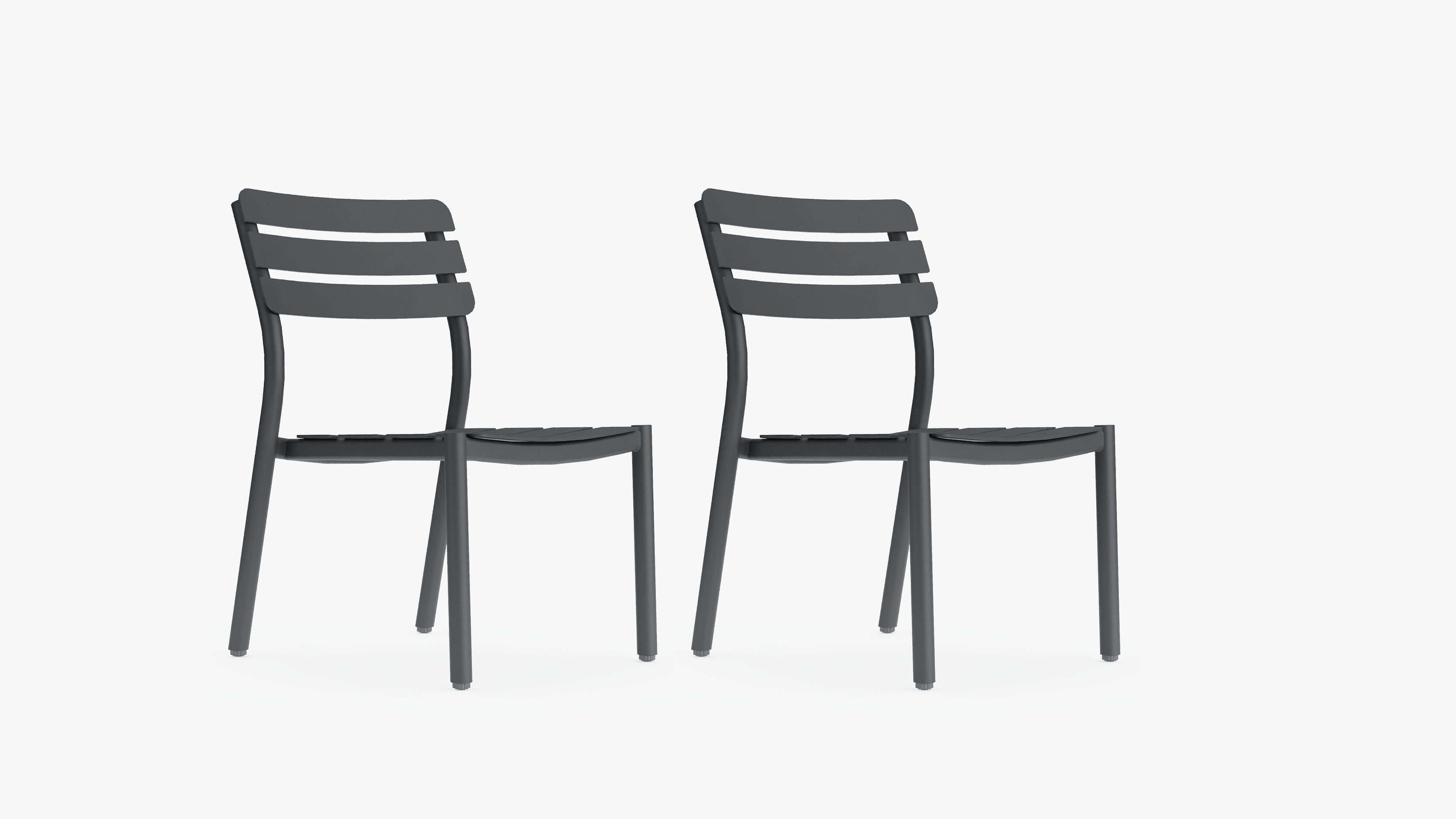 595 Dining Armless Chair, Set of 2