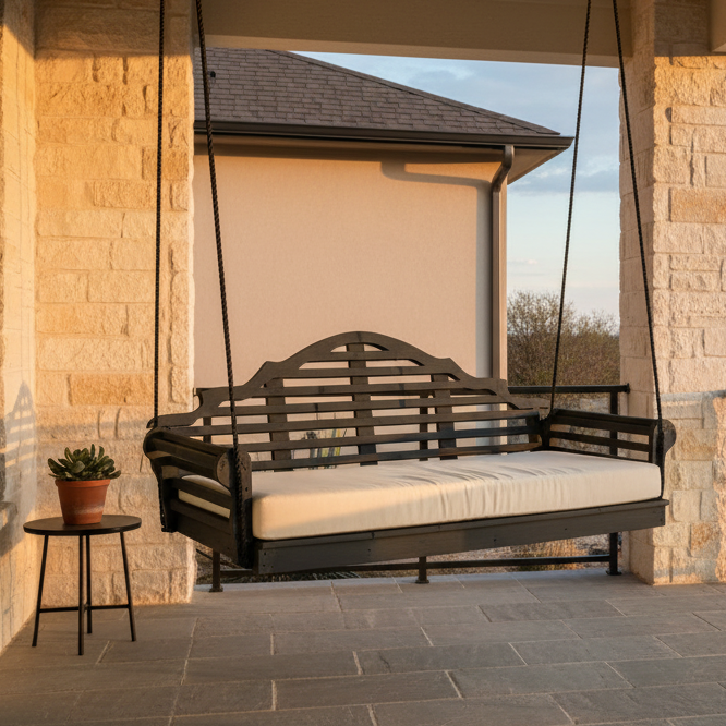 Twin-Size Poly Marlboro Swing Bed