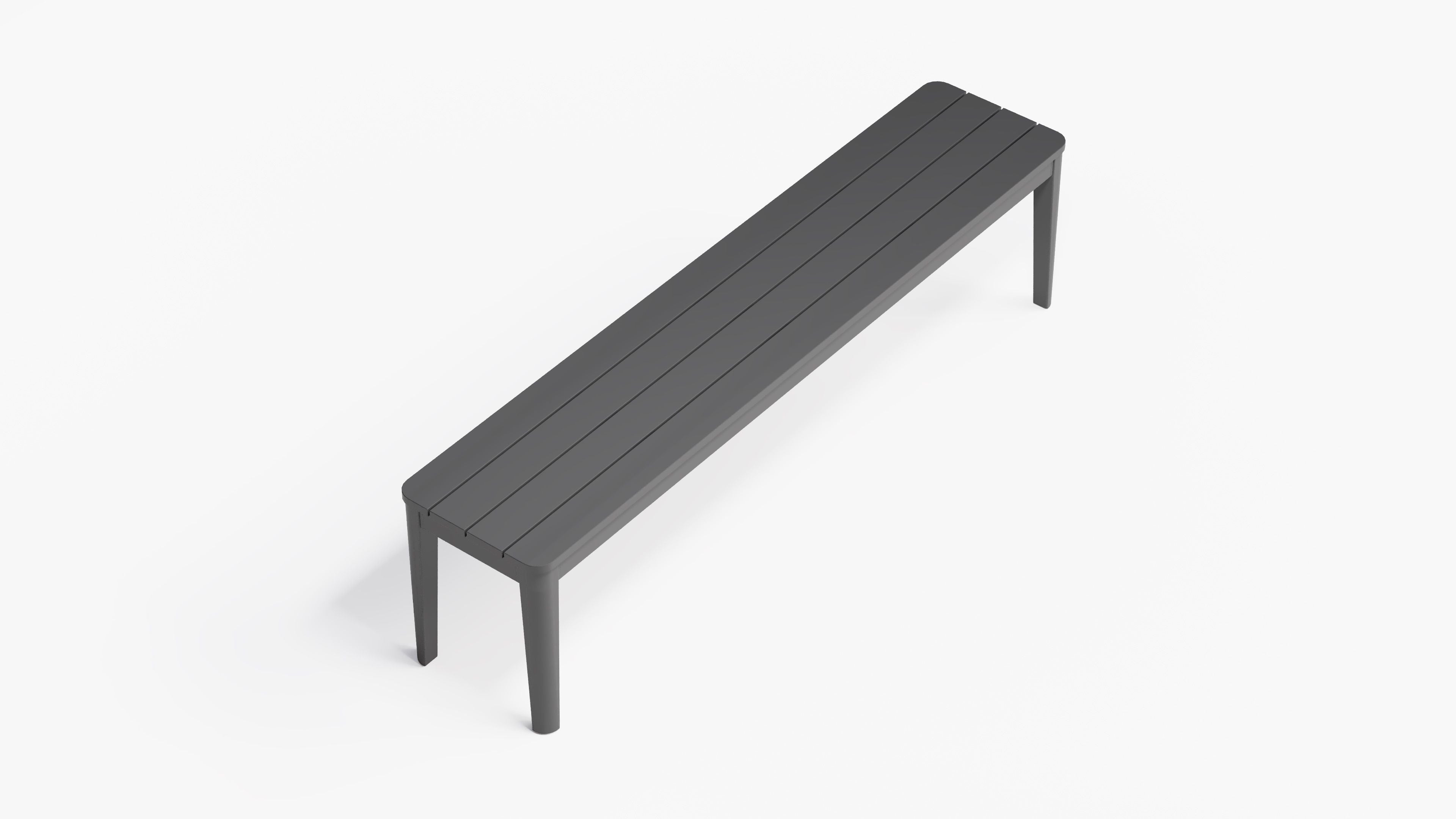 Aluminum Outdoor Dining Bench