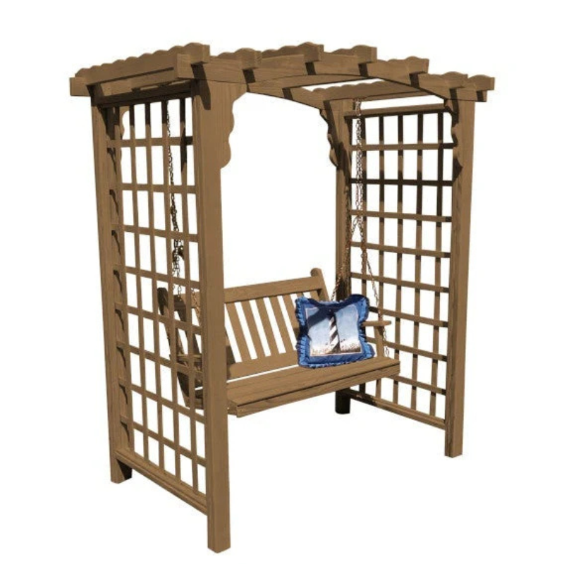 Cambridge Cedar Arbor & Swing
