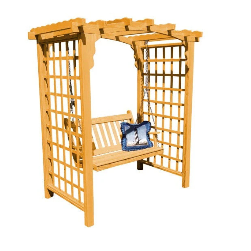 Cambridge Cedar Arbor & Swing