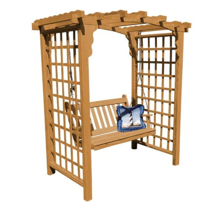 Cambridge Cedar Arbor & Swing
