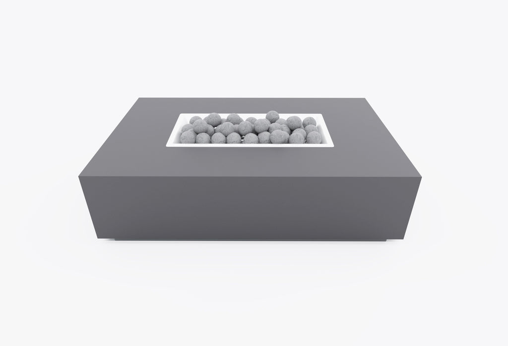Concrete Fire Pit Table - Rectangular