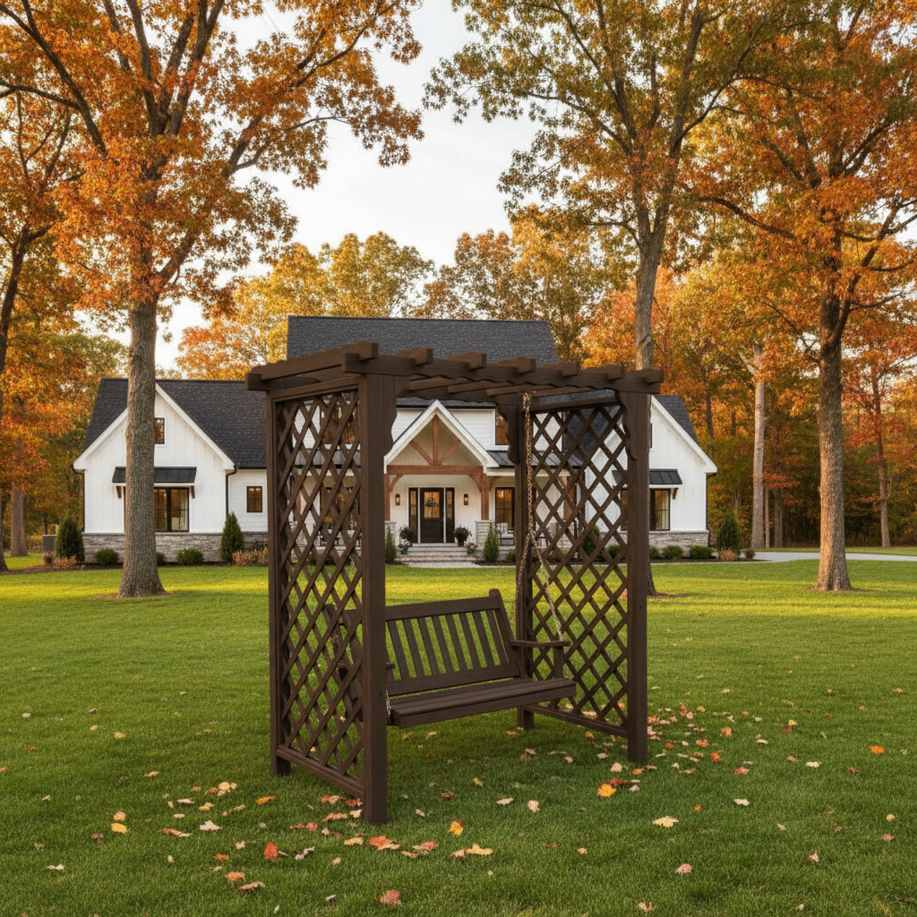Covington Cedar Arbor & Swing