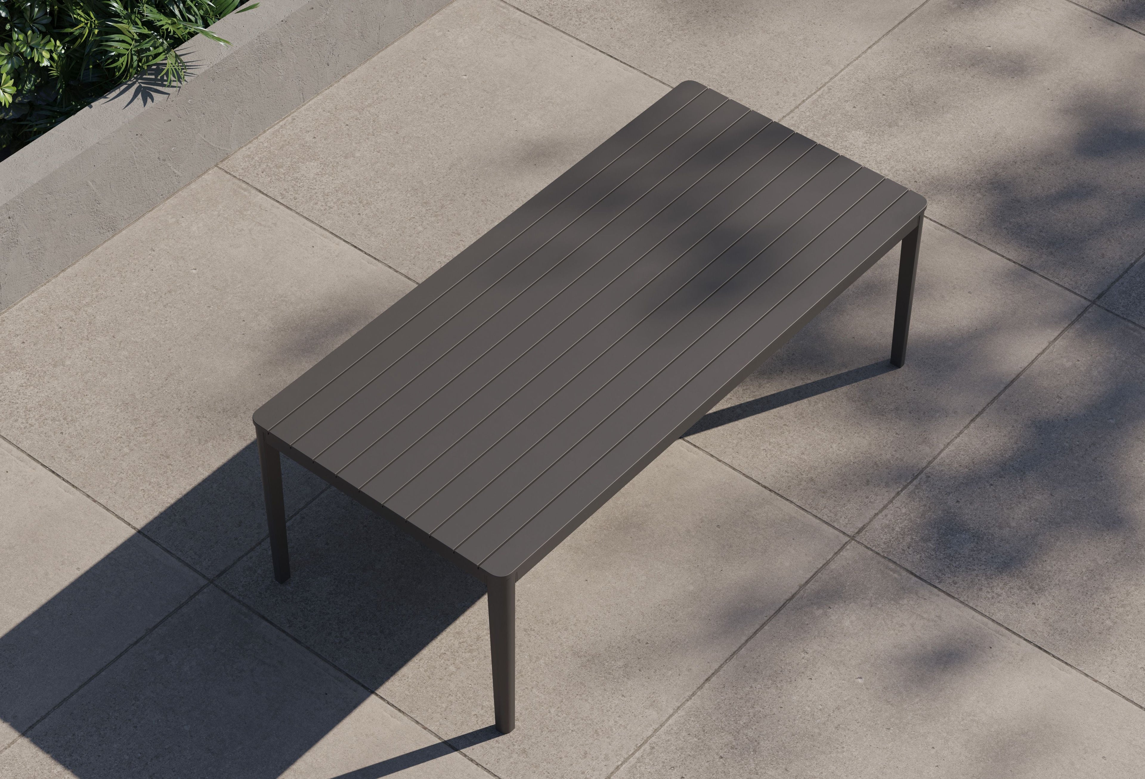 Aluminum Outdoor Rectangular Dining Table