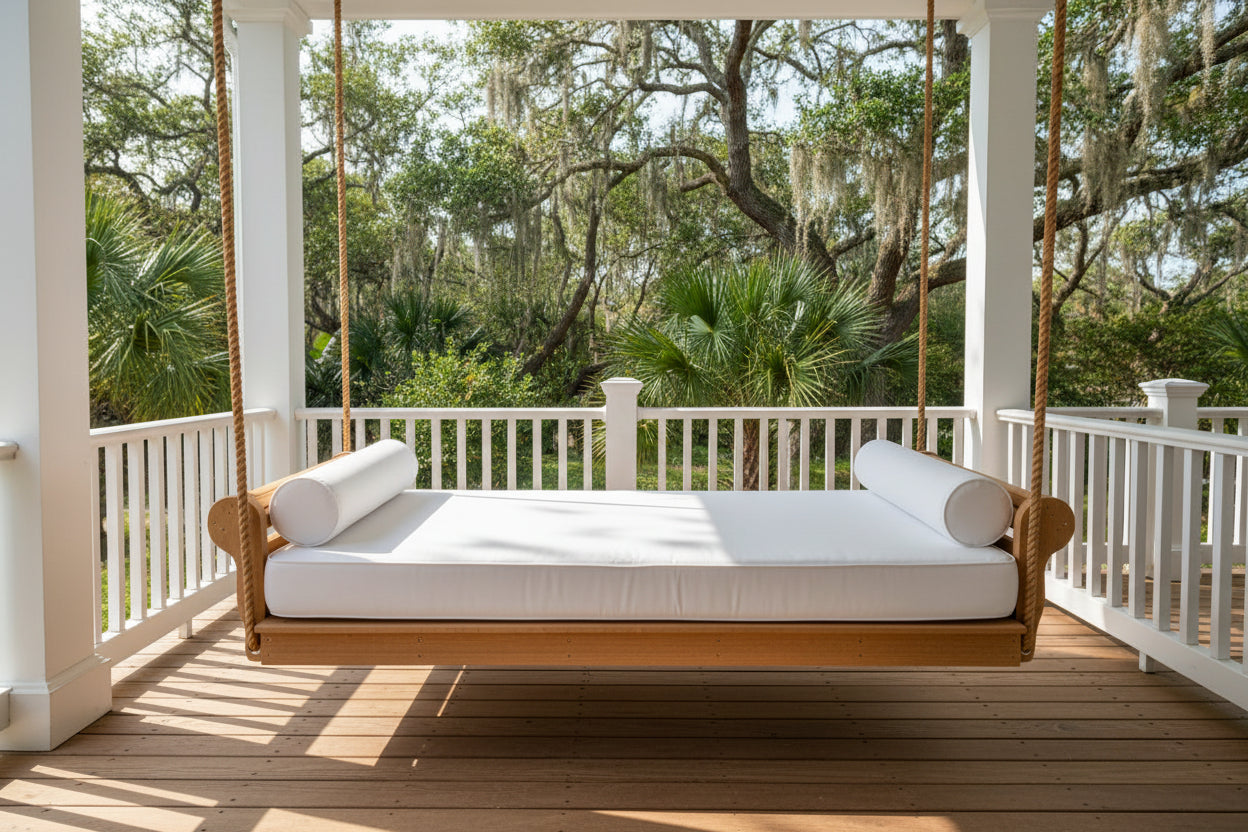 Newberry Poly Swing Bed (cushions included)