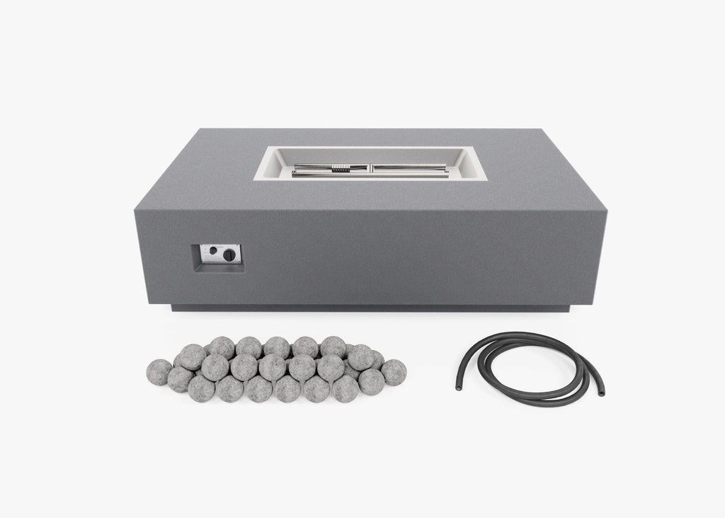 Concrete Fire Pit Table - Rectangular
