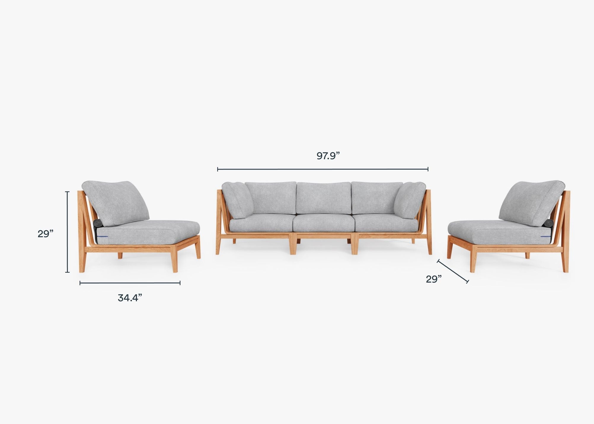 Teak Outdoor Soirée Bundle