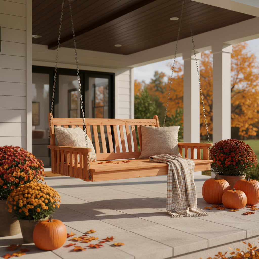 PorchCraft Winslow Cedar Swing Bed