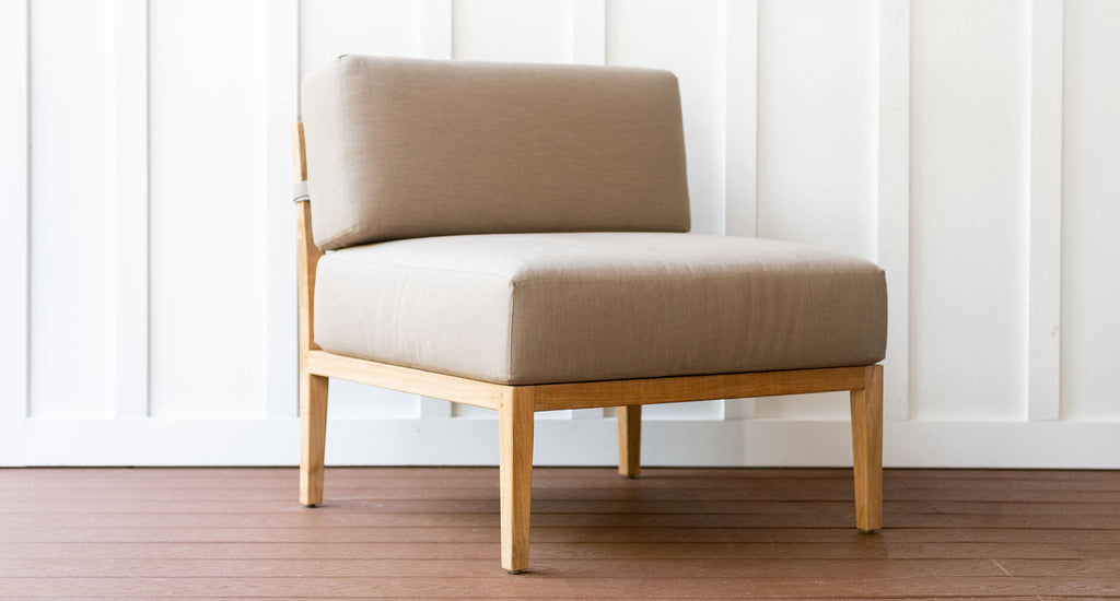 Malibu Teak & Rope Outdoor Sofa & Loveseat Set
