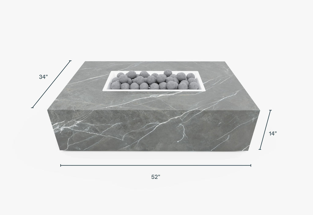 OuterStone Fire Pit Cooking Set + Propane Tank Cover - Rectangular