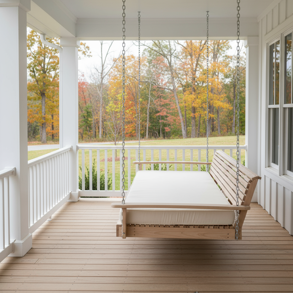 Cypress Swing Bed with Sunbrella Cushion Included