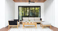 Malibu Teak & Rope Outdoor Sofa Set