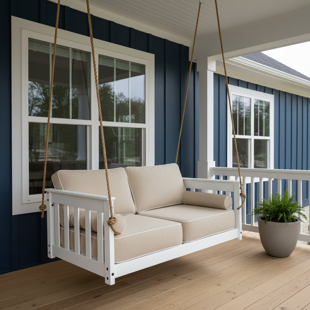 Miley Poly Hanging Loveseat Swing by PorchCraft