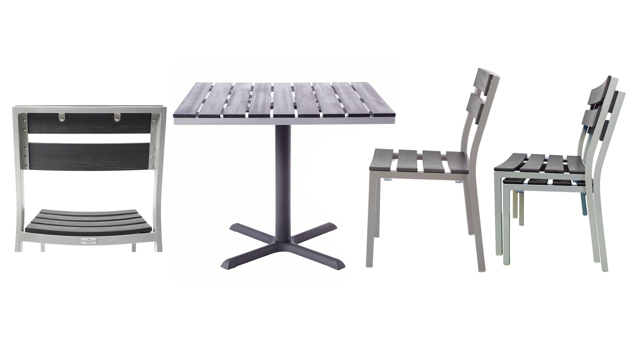 Milloy 4-Top Outdoor Dining Set