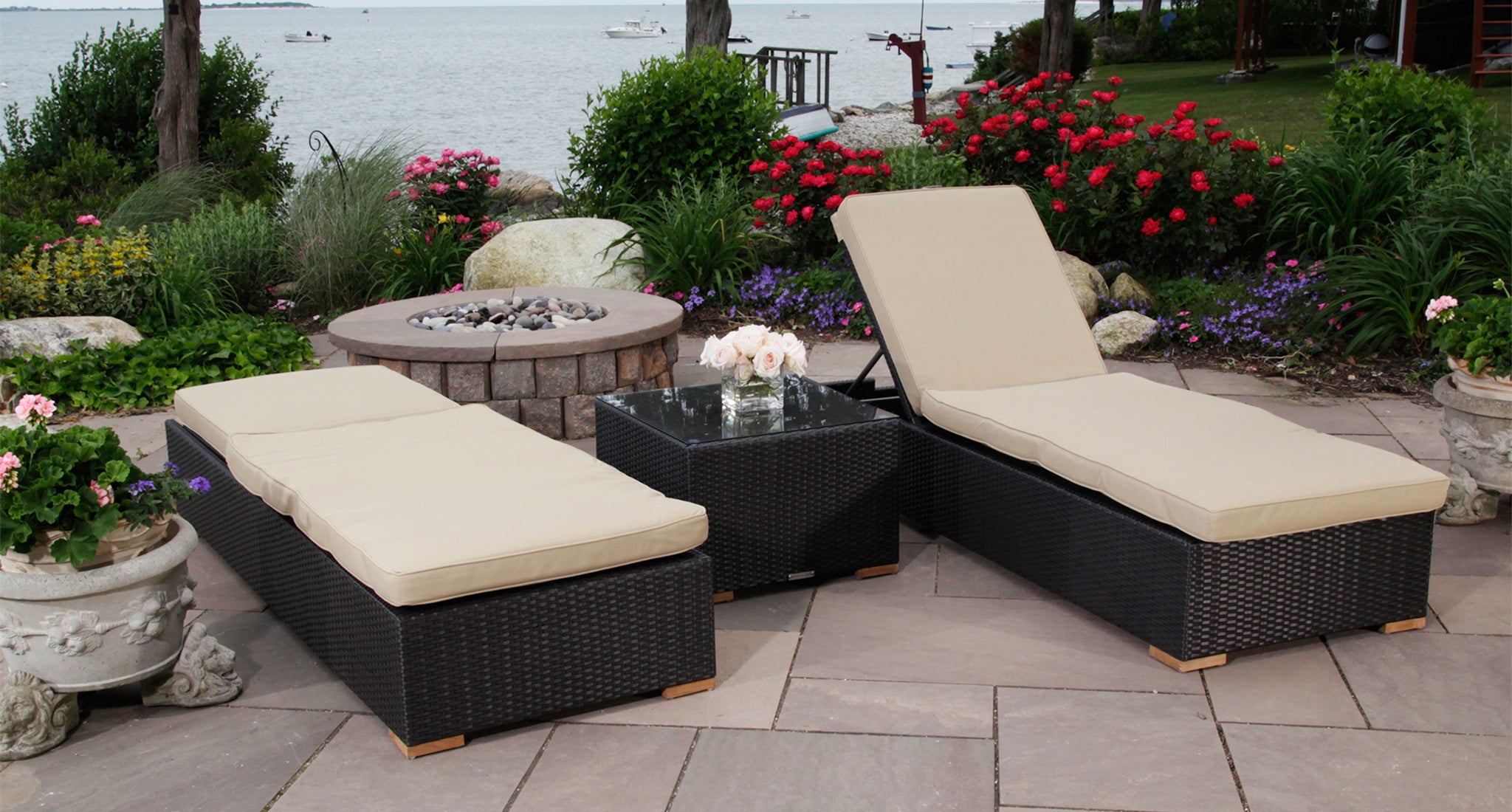 Salina Outdoor Lounge Chair Set