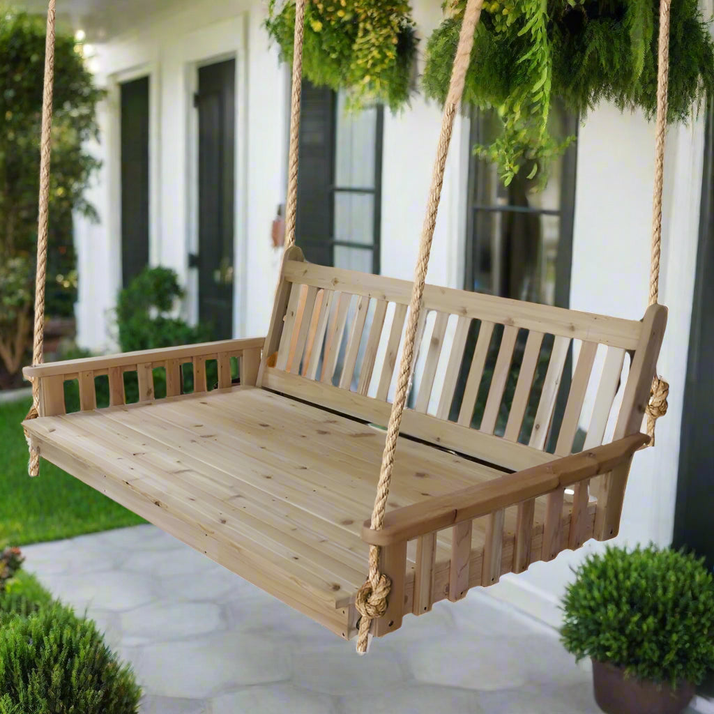 PorchCraft Winslow Cedar Swing Bed